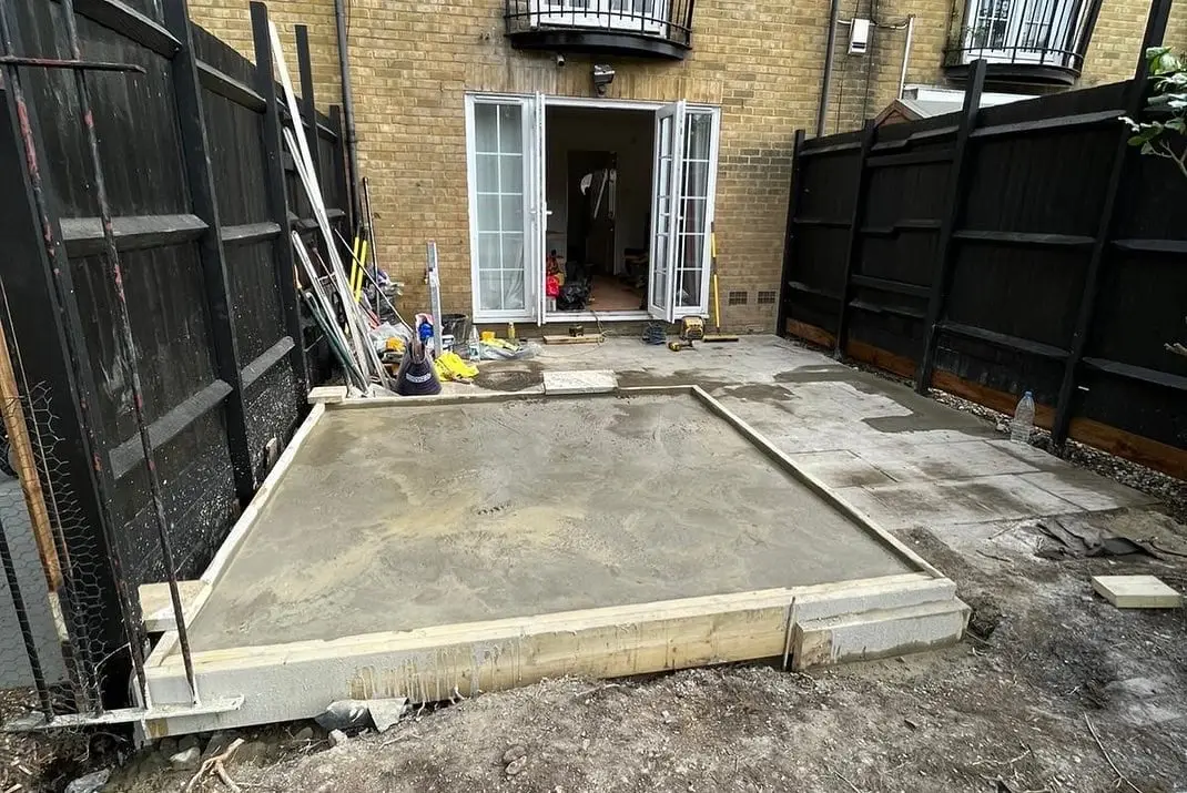 Victoria Park garden, during construction (3)