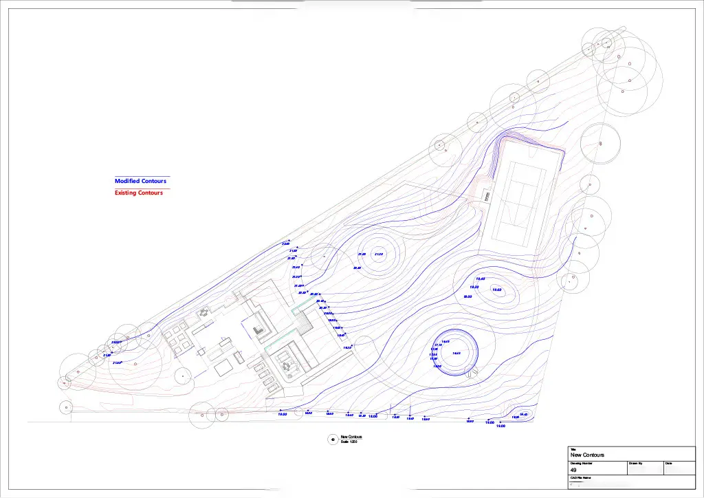 Construction detail drawing with specification notes