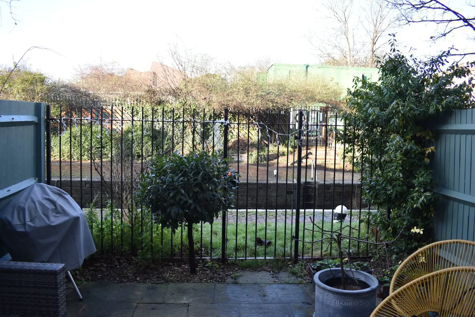 Victoria Park garden, before work began (1)