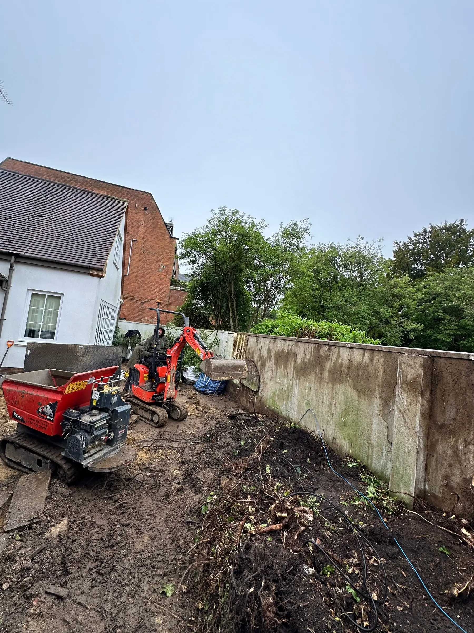Muswell Hill garden, during construction (3)